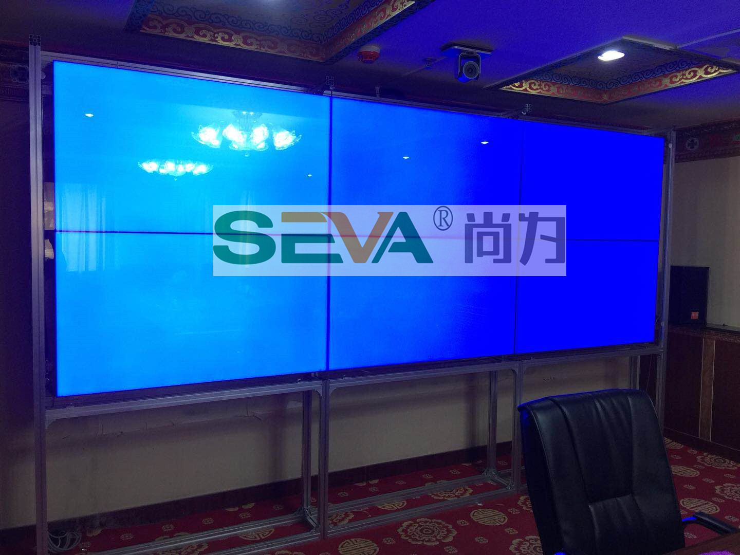 SEVA 55寸液晶拼接屏助力于甘肅交建集團信息化建設
