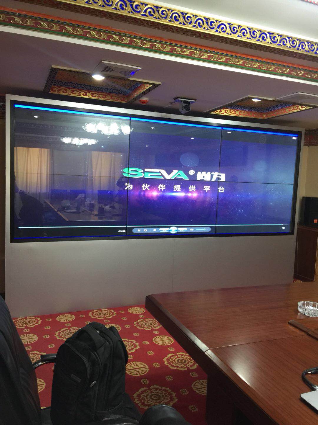 SEVA 55寸液晶拼接屏助力于甘肅交建集團信息化建設